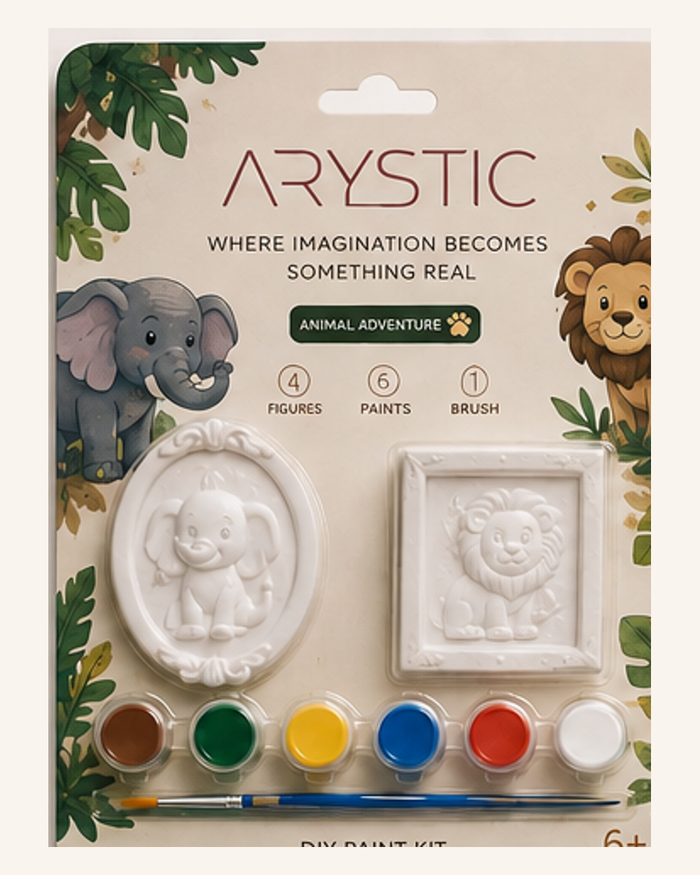 Animal Adventure — DIY Paint & Craft Kit for Kids